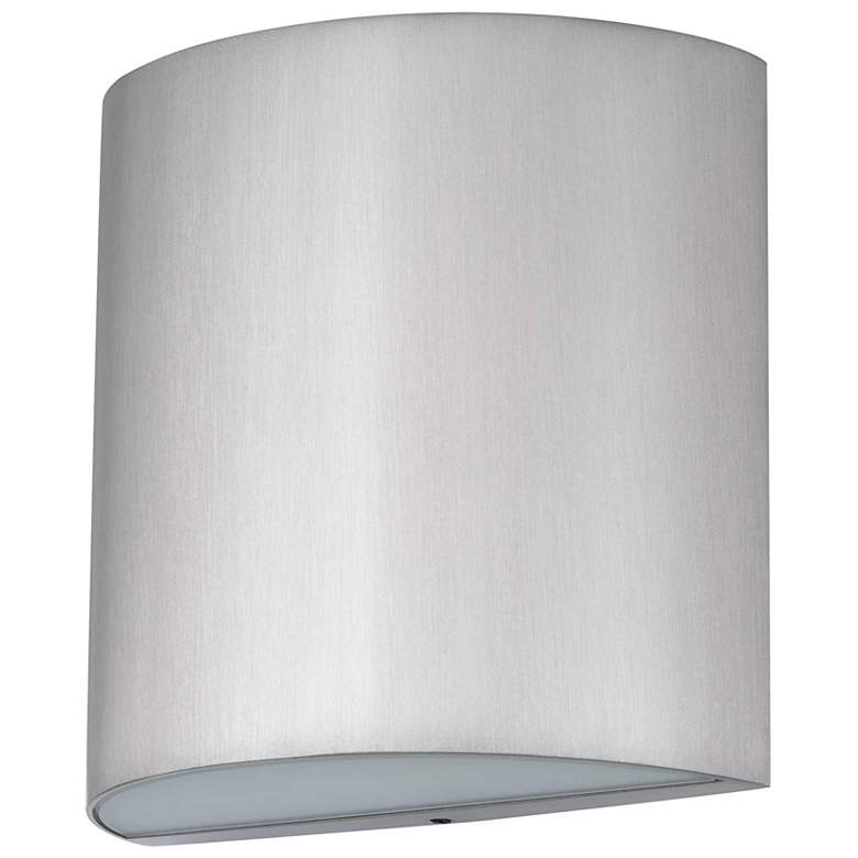 Image 2 Alteck Veil 4 1/2" Wide Brushed Aluminum LED Wall Sconce more views