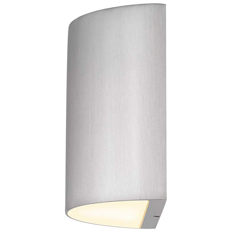 Image 4 Alteck Veil 4 1/2" Wide Brushed Aluminum LED Wall Sconce more views