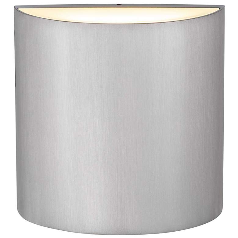 Image 5 Alteck Veil 4 1/2" Wide Brushed Aluminum LED Wall Sconce more views