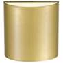 5_Alteck Veil 4 1/2" Wide Brushed Brass LED Wall Sconce more views