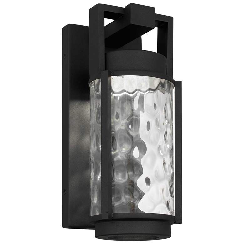 Image 1 Alteck Winston 13" High Sand Black LED Wall Sconce