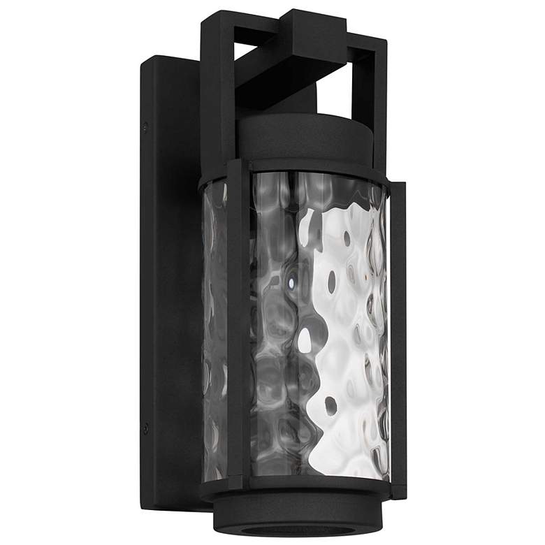 Image 2 Alteck Winston 13" High Sand Black LED Wall Sconce more views