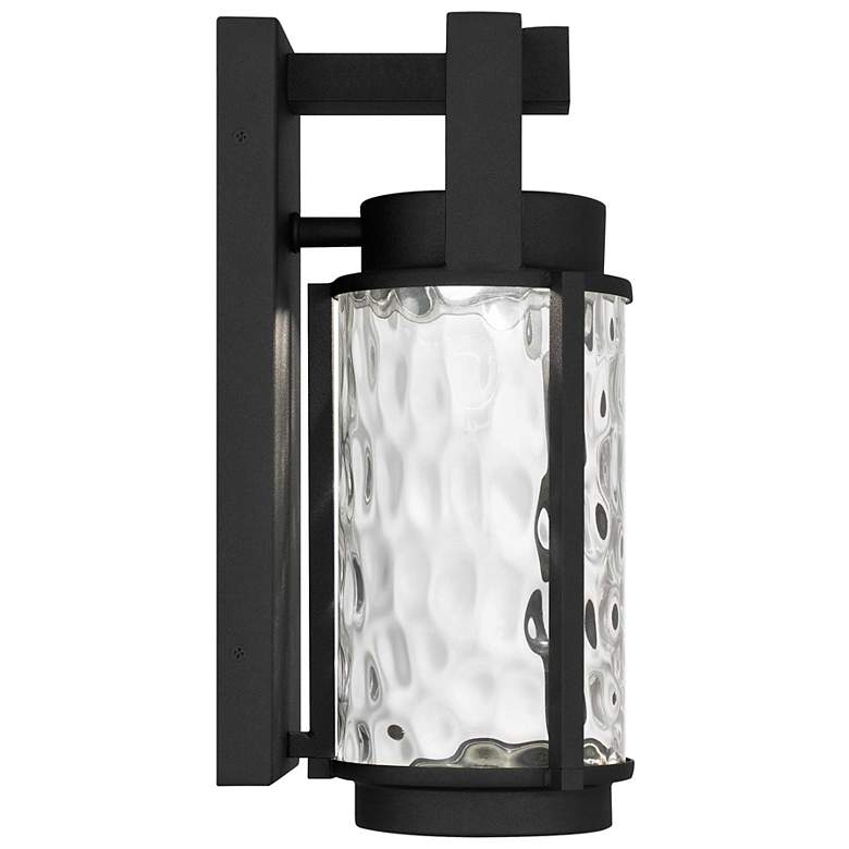 Image 4 Alteck Winston 13" High Sand Black LED Wall Sconce more views
