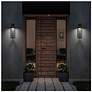6_Alteck Winston 13" High Sand Black LED Wall Sconce more views