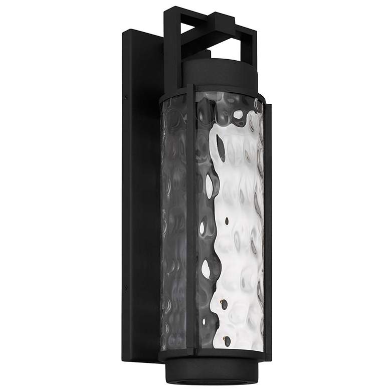 Image 2 Alteck Winston 21 3/4" High Sand Black LED Wall Sconce more views