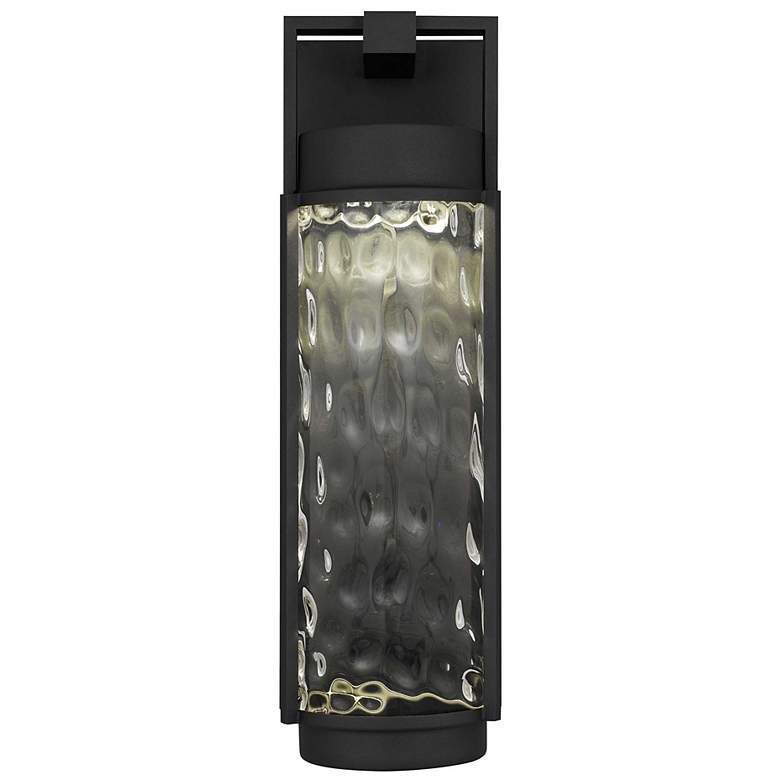 Image 3 Alteck Winston 21 3/4" High Sand Black LED Wall Sconce more views