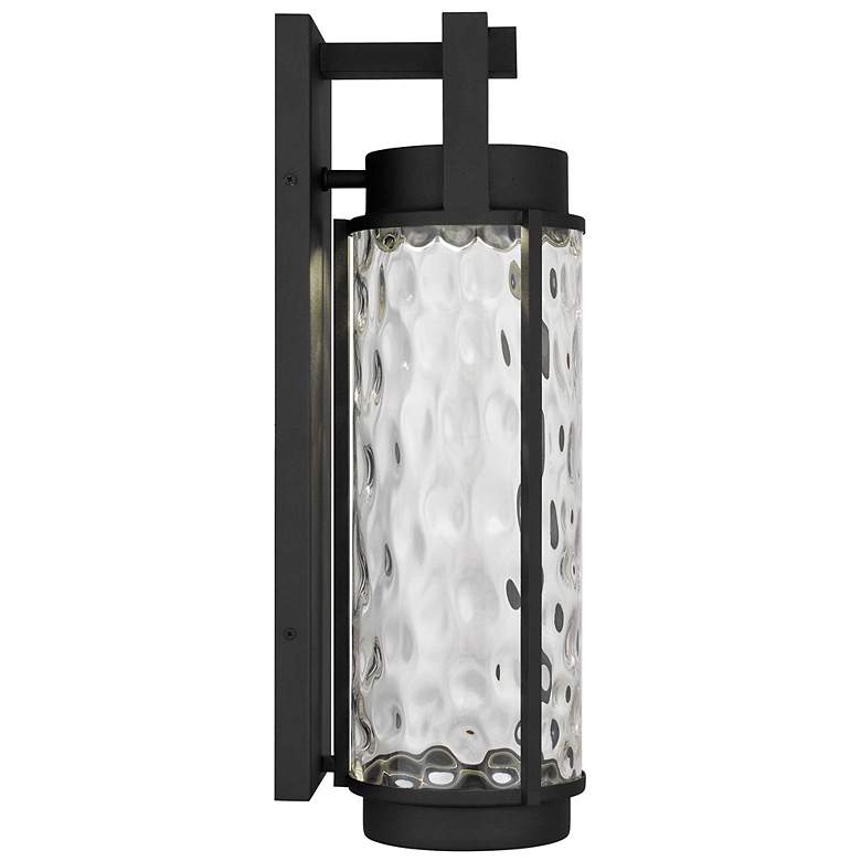 Image 4 Alteck Winston 21 3/4" High Sand Black LED Wall Sconce more views