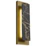 1_Alteck Zoey 18" High Painted Antique Brass LED Wall Sconce