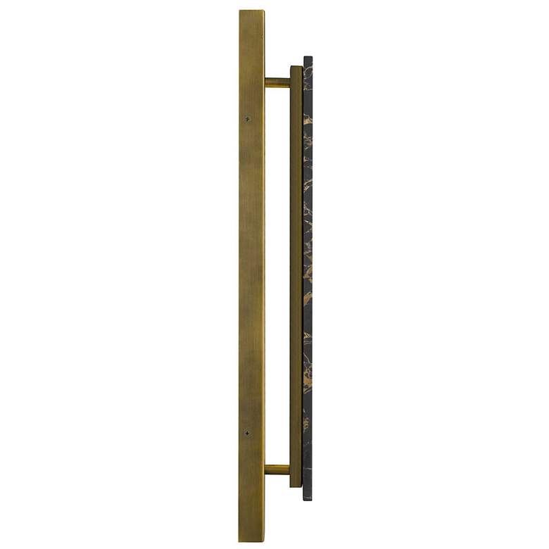 Image 4 Alteck Zoey 24" High Painted Antique Brass LED Wall Sconce more views