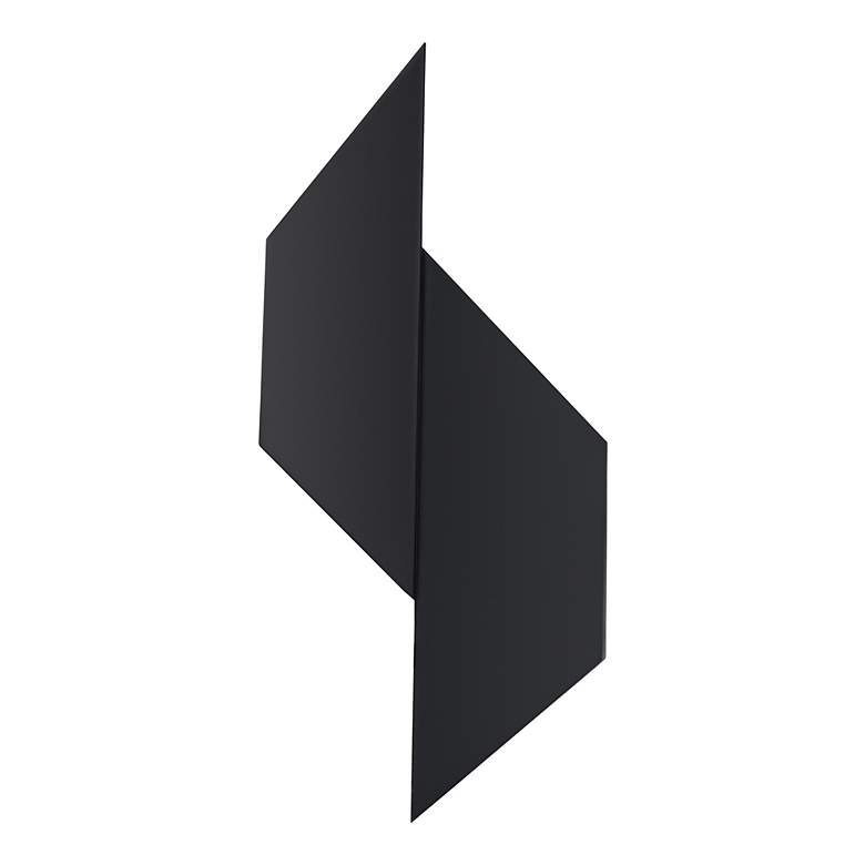 Image 4 Alternate 18"H x 8"W 2-Light Outdoor Wall Light in Black more views