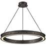 1_Althea 26" Wide Satin Black LED Pendant Light