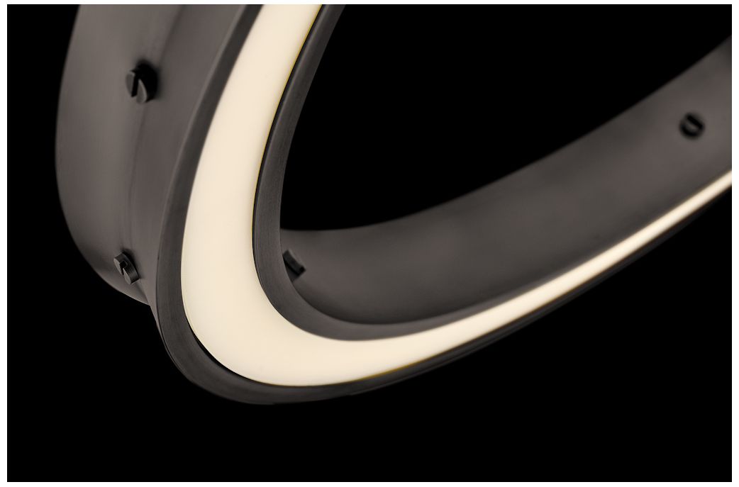 Althea 26" Wide Satin Black LED Pendant Light