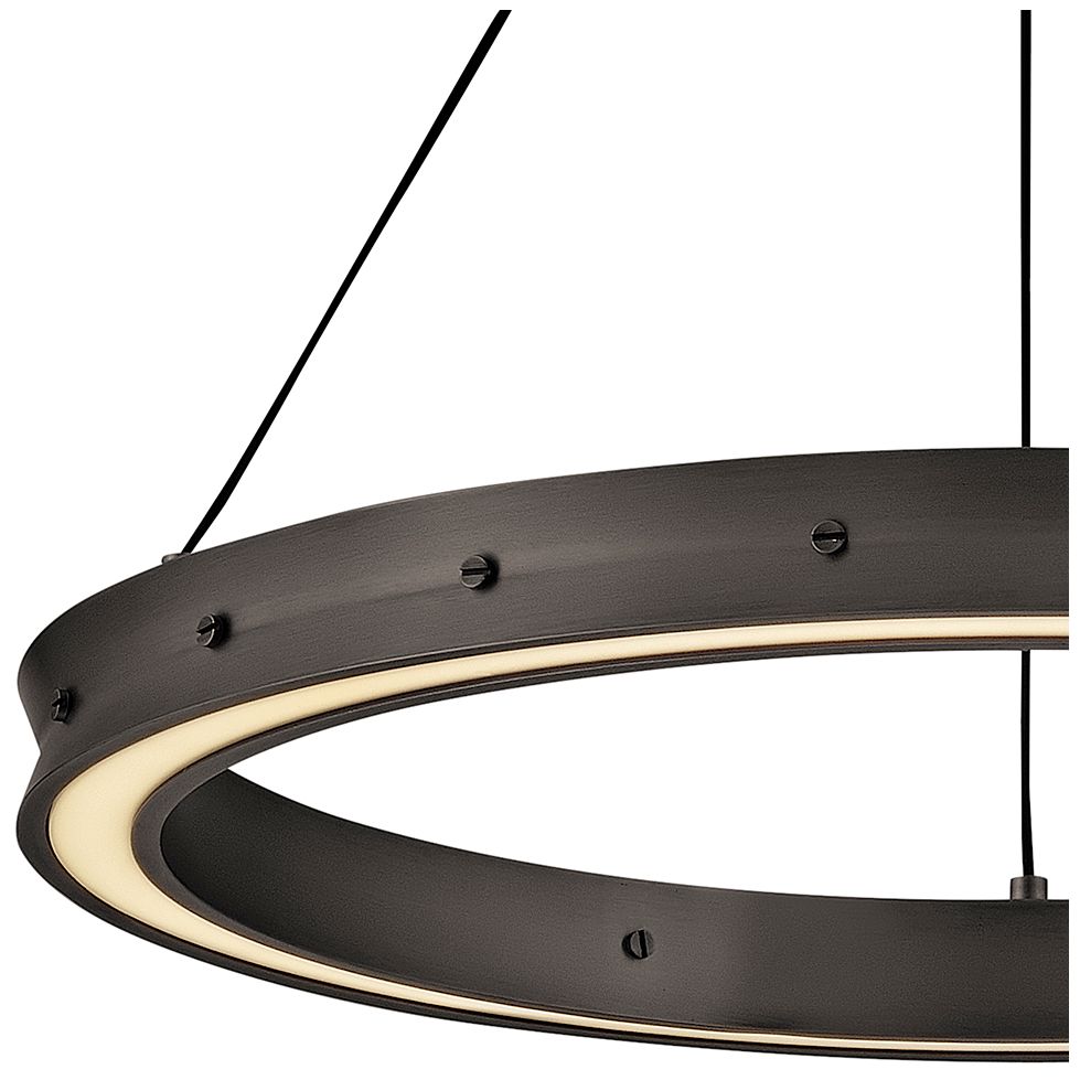 Althea 26" Wide Satin Black LED Pendant Light