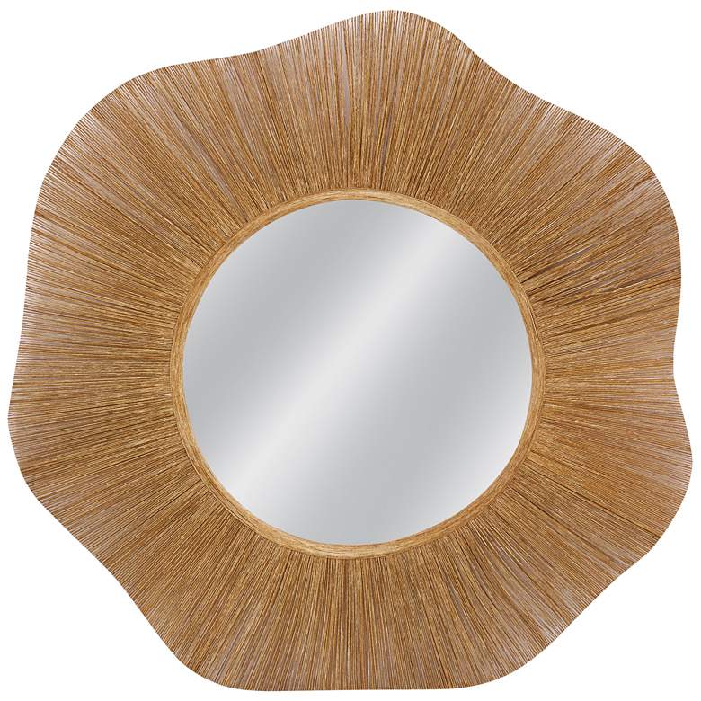 Image 1 Althea 48" x 48" Natural Rope Coastal Wall Mirror