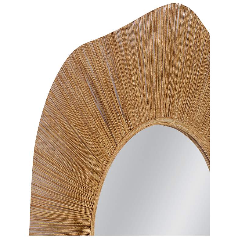 Image 2 Althea 48" x 48" Natural Rope Coastal Wall Mirror more views