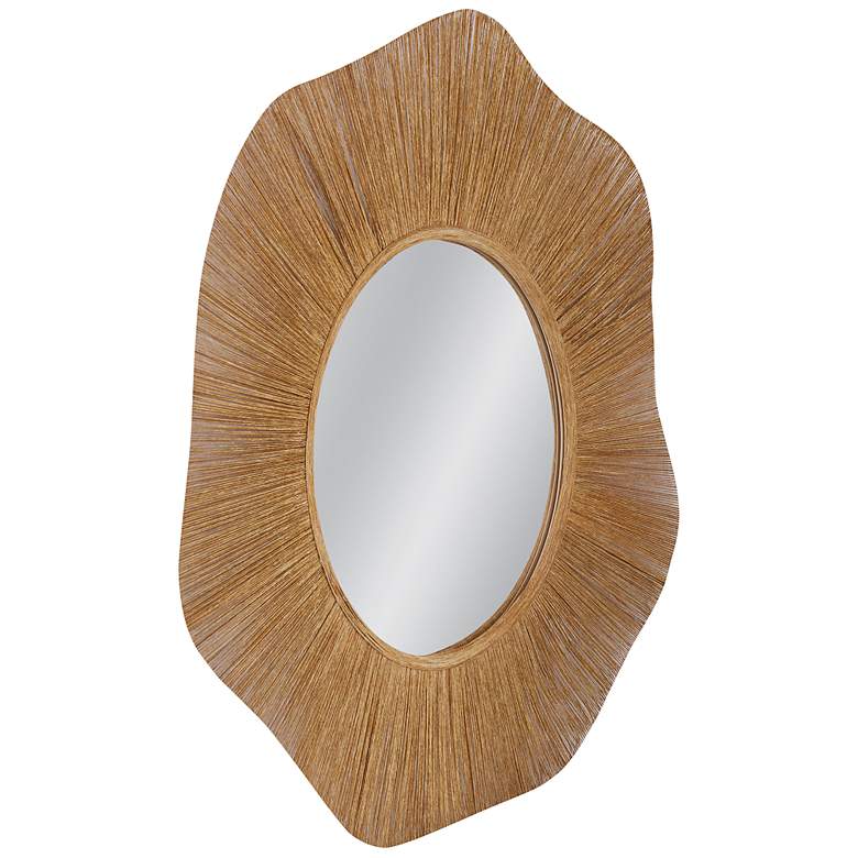 Image 3 Althea 48" x 48" Natural Rope Coastal Wall Mirror more views