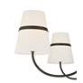 4_Althia 43 3/4"W Textured Dark Bronze 6-Light Chandelier more views