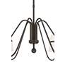 5_Althia 43 3/4"W Textured Dark Bronze 6-Light Chandelier more views