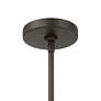 6_Althia 43 3/4"W Textured Dark Bronze 6-Light Chandelier more views