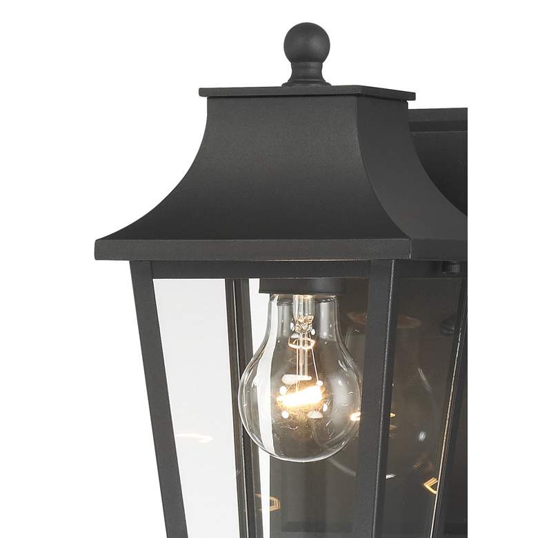 Image 2 Altimeter 12 1/2" High Sand Coal Black Outdoor Wall Light more views