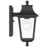 4_Altimeter 12 1/2" High Sand Coal Black Outdoor Wall Light more views