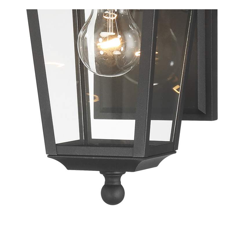 Image 5 Altimeter 12 1/2" High Sand Coal Black Outdoor Wall Light more views