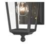 5_Altimeter 12 1/2" High Sand Coal Black Outdoor Wall Light more views