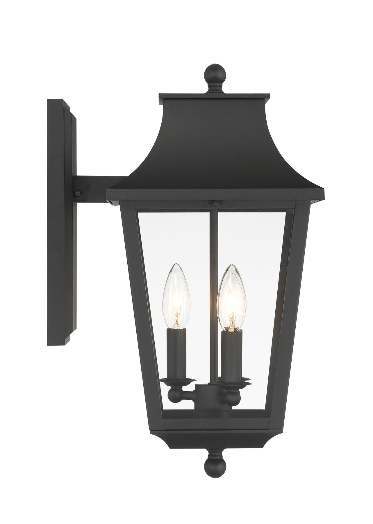 Image 5 Altimeter 18"H Sand Coal Black 3-Light Outdoor Wall Light more views