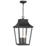 Thumbnail1 of Altimeter 19 3/4"H Sand Coal 4-Light Outdoor Hanging Light