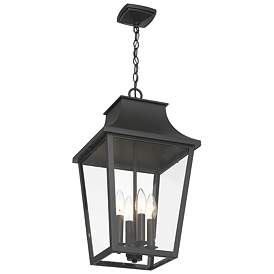 Image5 of Altimeter 19 3/4"H Sand Coal 4-Light Outdoor Hanging Light more views