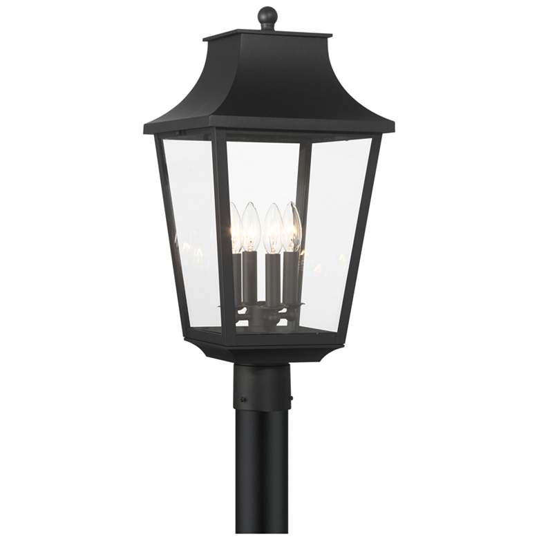 Image 3 Altimeter 22 3/4" High Sand Coal 4-Light Outdoor Post Light