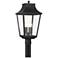 Altimeter 22 3/4" High Sand Coal 4-Light Outdoor Post Light