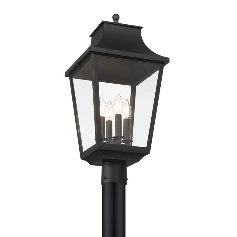 Image 6 Altimeter 22 3/4" High Sand Coal 4-Light Outdoor Post Light more views