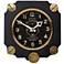 Altimeter 7 1/2"H Black World War II Aircraft Wall Clock