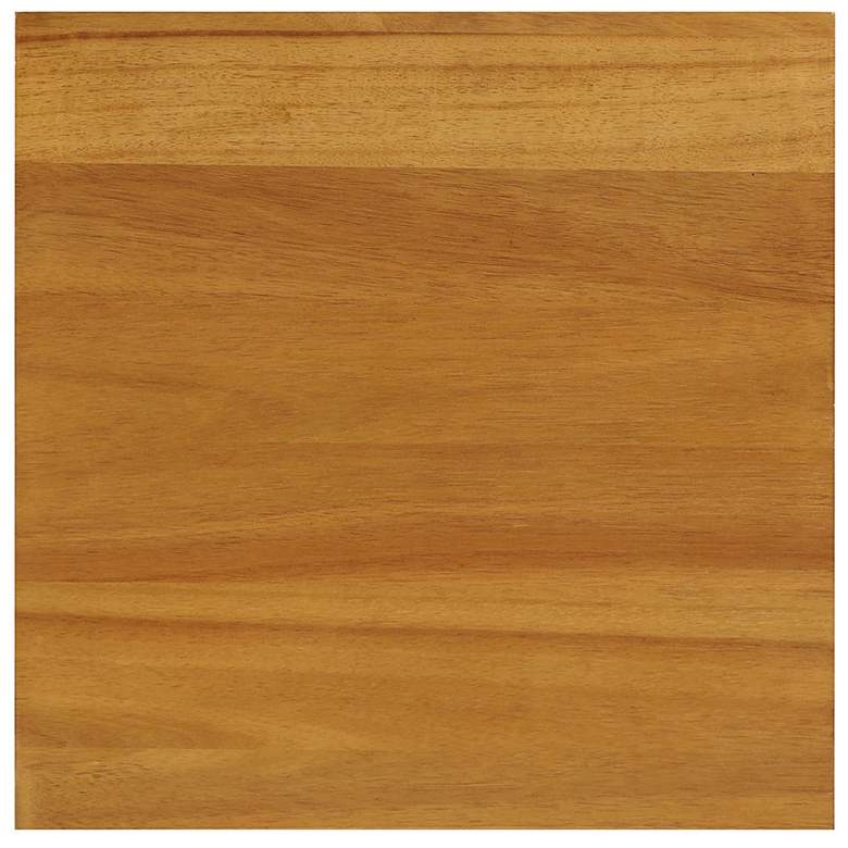 Image 3 Alto 15 3/4" Wide Light Oak Wood 2-Drawer Side Table more views