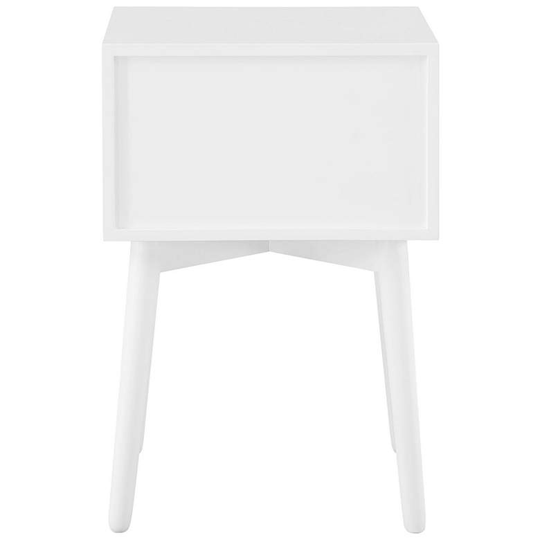 Image 6 Alto 15 3/4" Wide White Wood 2-Drawer Side Table more views