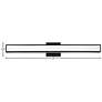 5_Alto 30" Wide Black Bath Light by Hinkley Lighting more views