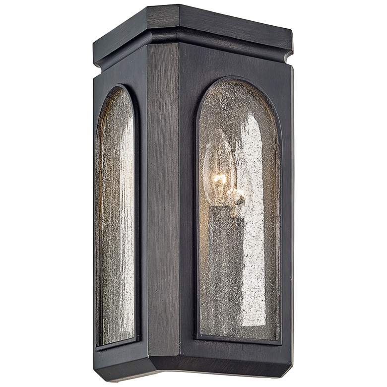 Image 1 Alton 13 1/2" High Graphite Outdoor Wall Light