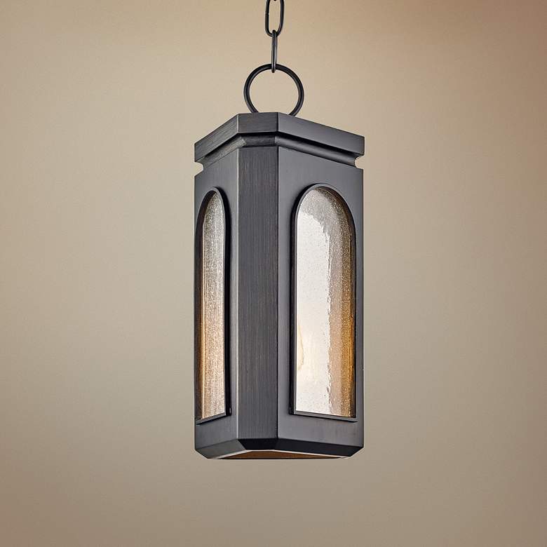 Image 1 Alton 16" High Graphite Outdoor Hanging Light
