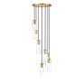 5_Alton 18" Wide Modern Gold 7-Light Pendant more views