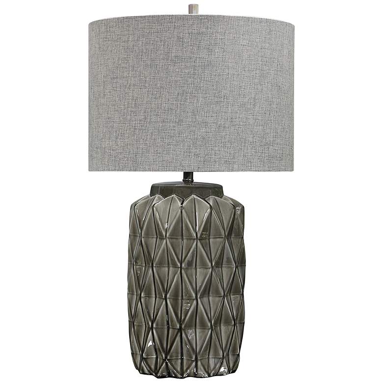 Image 2 Alton 36 1/2" Dark Gray Modern Ceramic Table Lamp