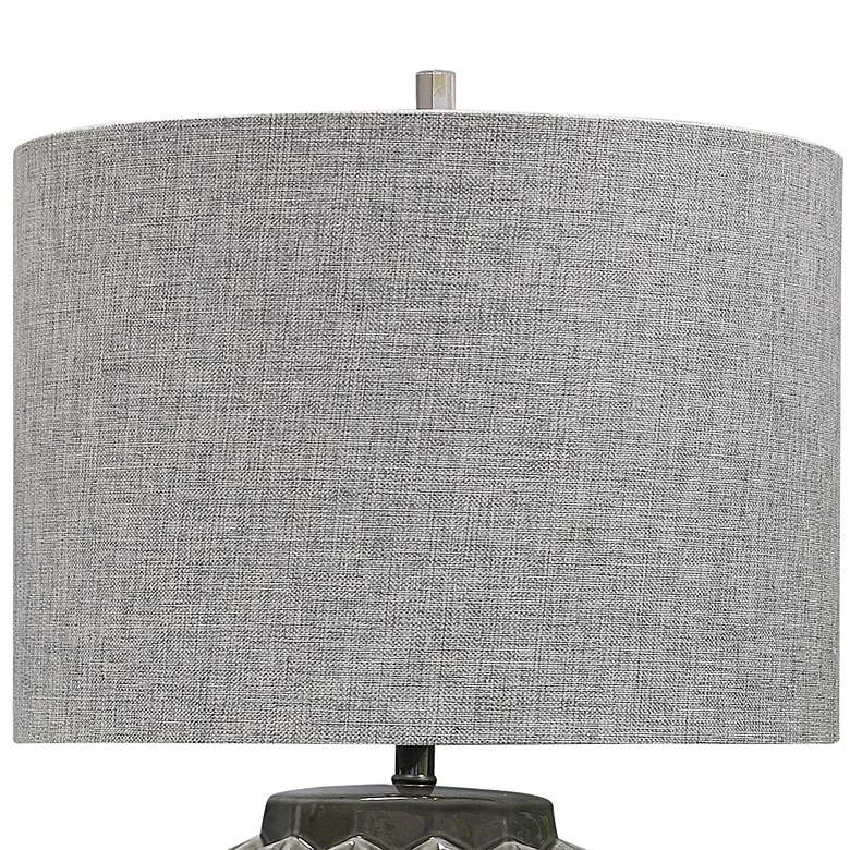 Image 4 Alton 36 1/2" Dark Gray Modern Ceramic Table Lamp more views