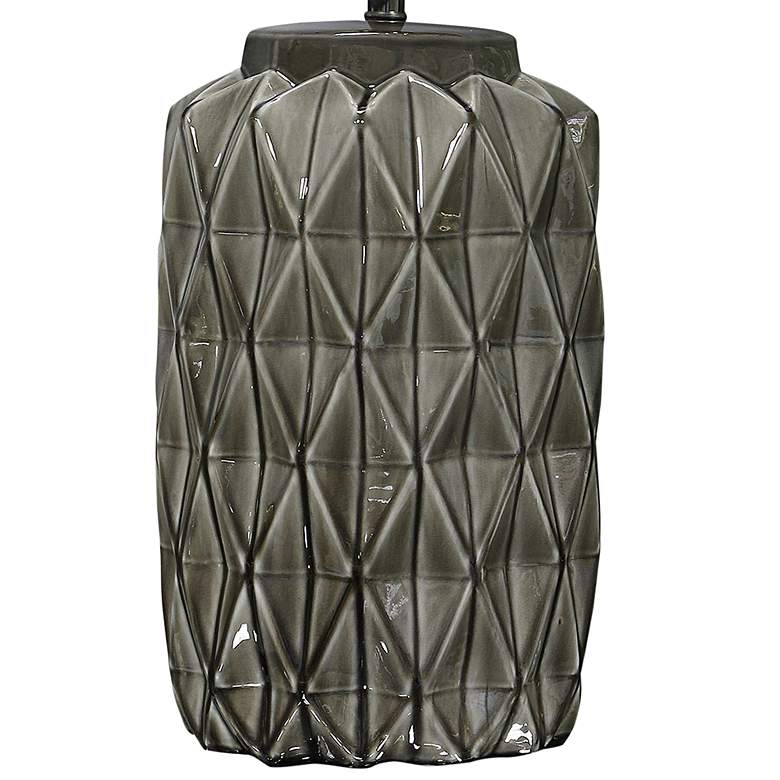 Image 5 Alton 36 1/2" Dark Gray Modern Ceramic Table Lamp more views