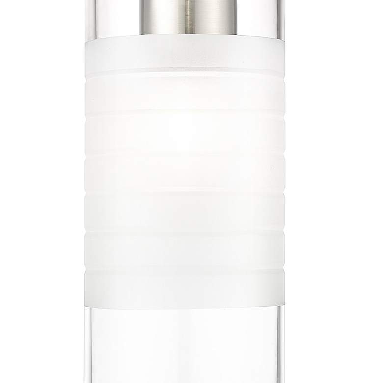 Image 5 Alton 4 3/4" Wide Brushed Nickel Cylinder Mini Pendant more views