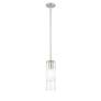 6_Alton 4 3/4" Wide Brushed Nickel Cylinder Mini Pendant more views