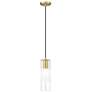 2_Alton 4 3/4" Wide Modern Gold Cylinder Mini Pendant
