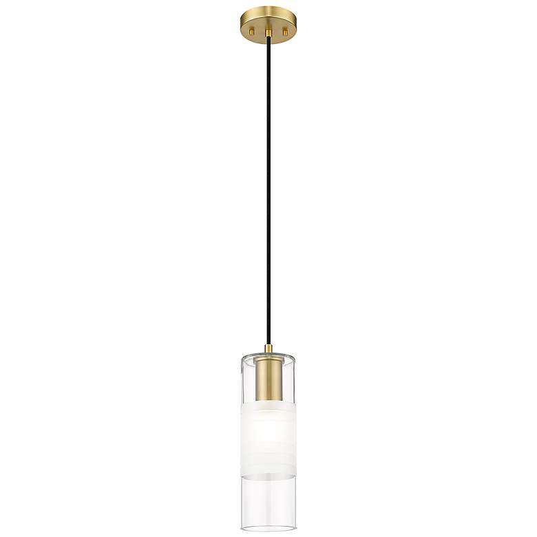 Image 6 Alton 4 3/4" Wide Modern Gold Cylinder Mini Pendant more views
