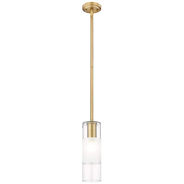 Image 6 Alton 4 3/4" Wide Modern Gold Cylinder Mini Pendant more views