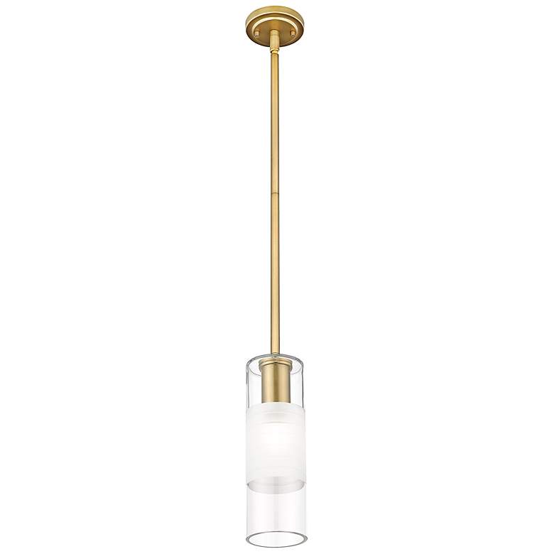 Image 7 Alton 4 3/4" Wide Modern Gold Cylinder Mini Pendant more views