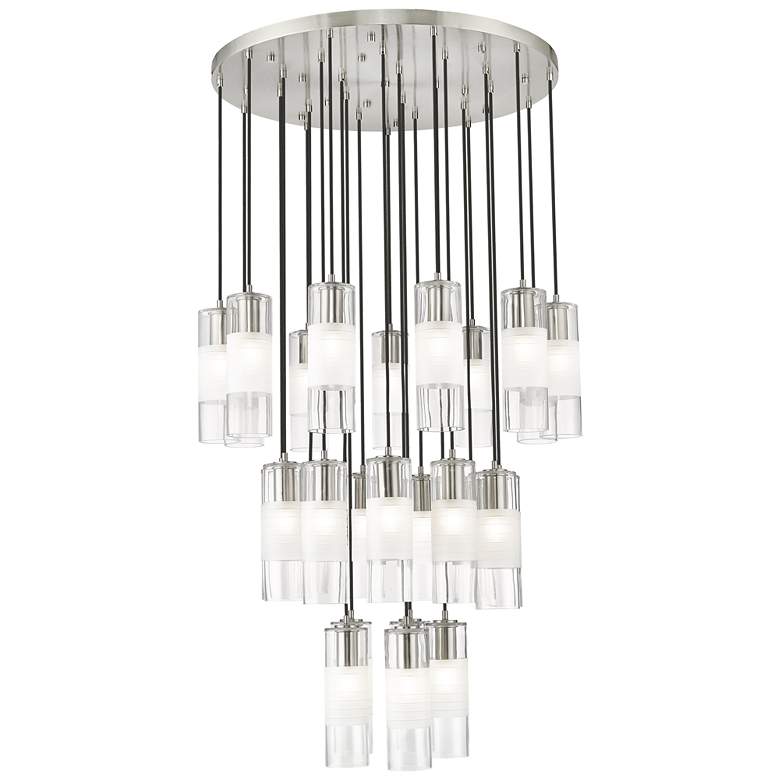 Image 1 Alton by Z-Lite Brushed Nickel 27 Light Chandelier